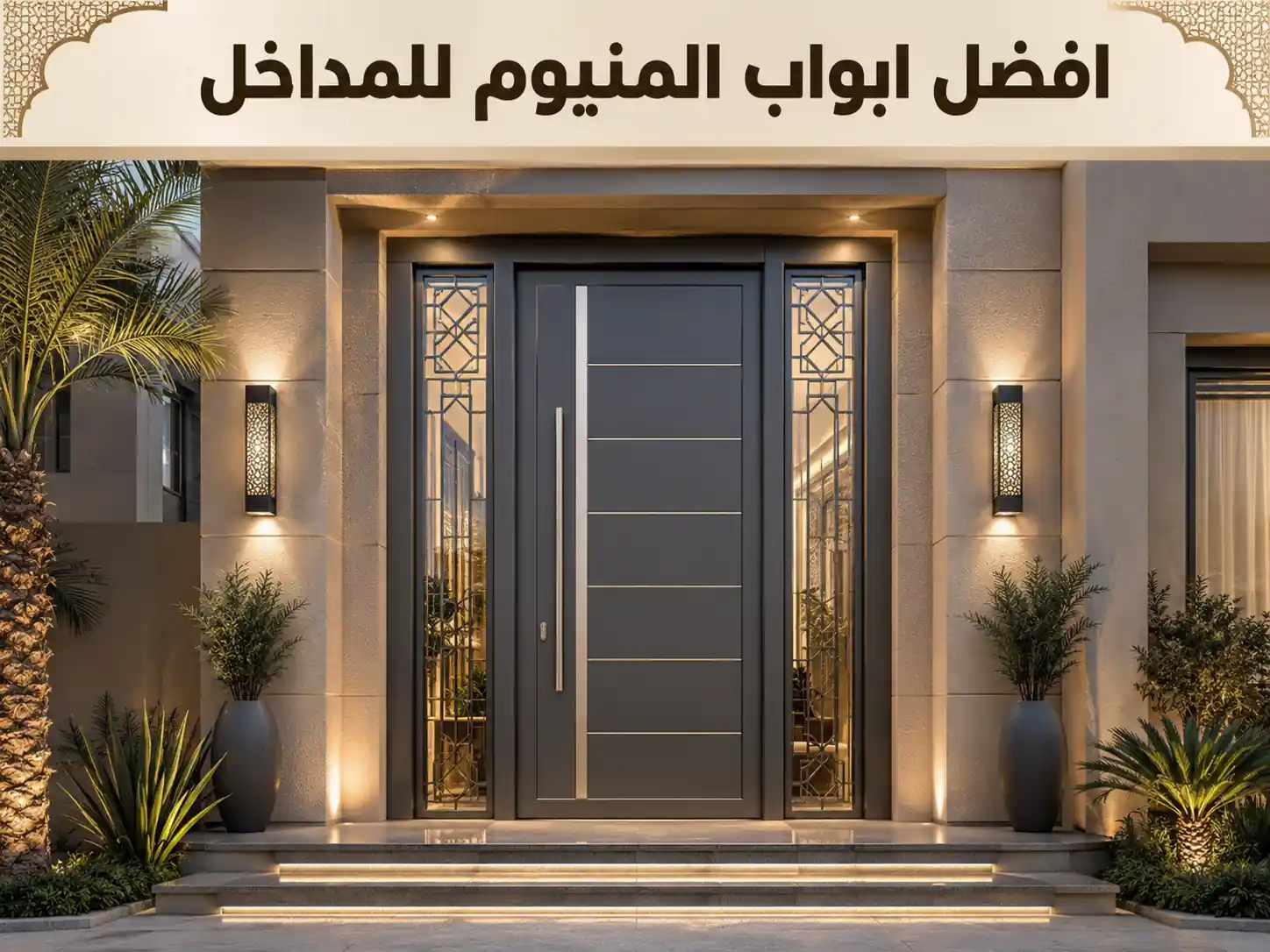 افضل ابواب المنيوم للمداخل في السعودية